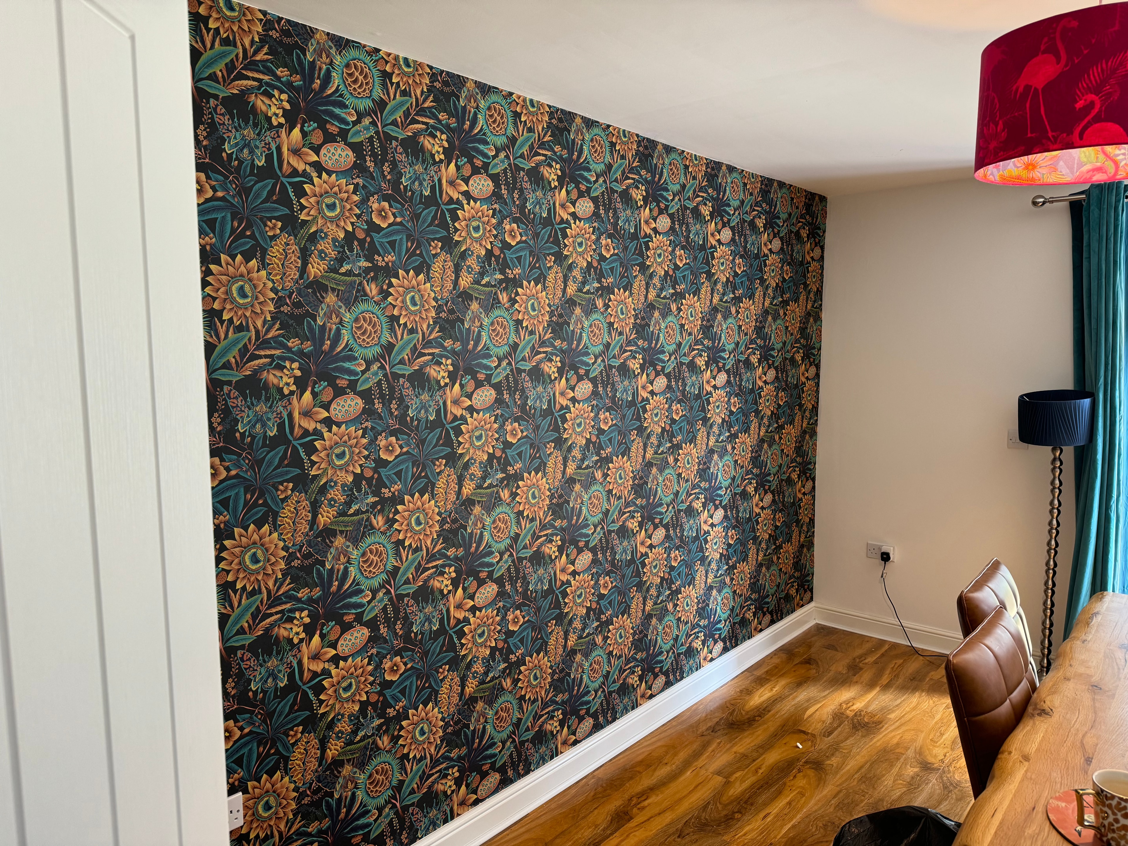 Botanical feature wall completed